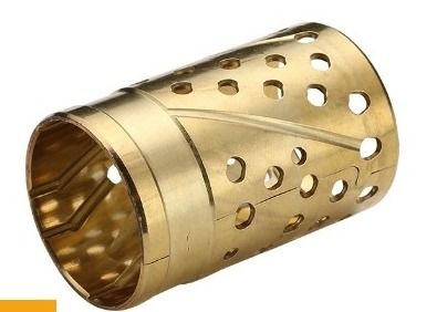 قدرة تحميل عالية من النحاس CuZn32 البطانات الأكمام مع التشحيم